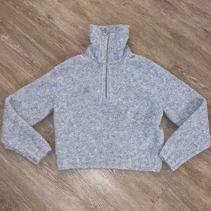 Quarter zip knit